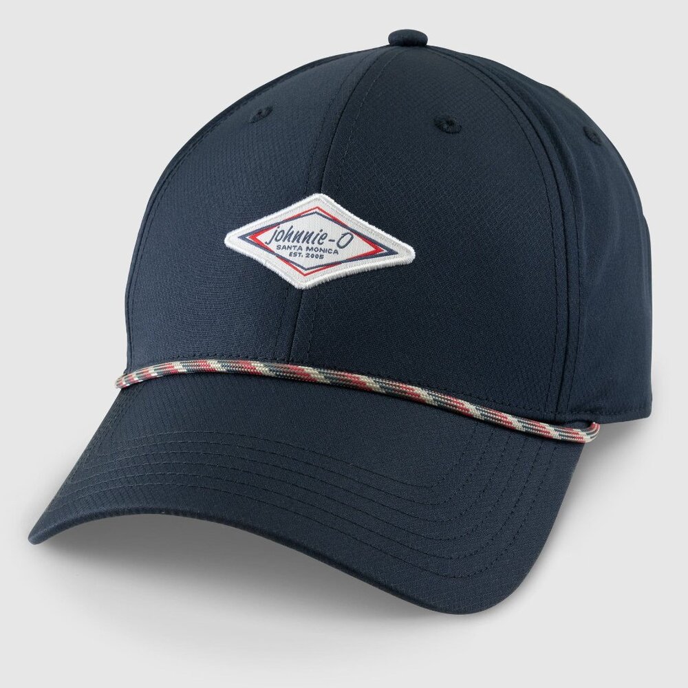 Johnnie-O - NWT - Golf Retro Logo Rope Performance Hat, Navy